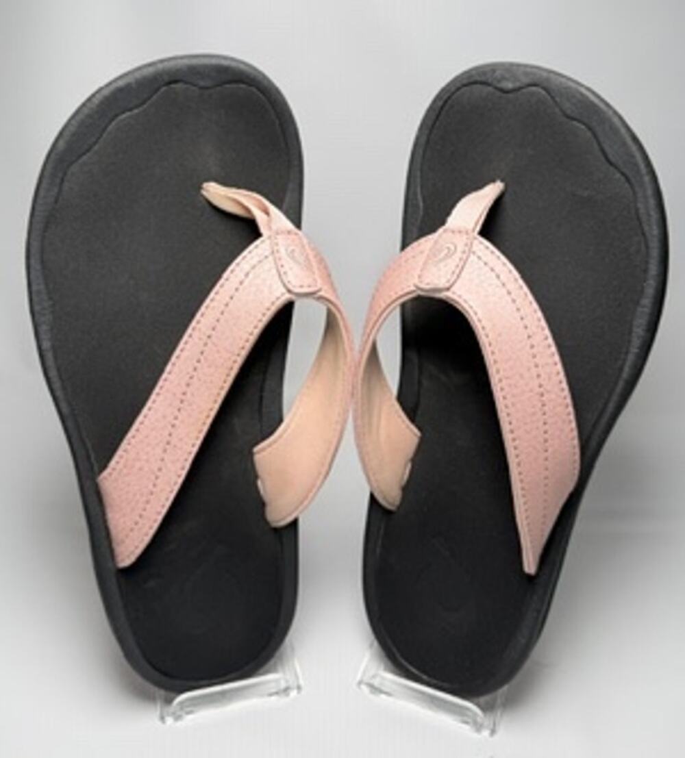 Olukai Ohana Womens Sandals Size 6 Blush Powder Pink Thong | Pre-Owned